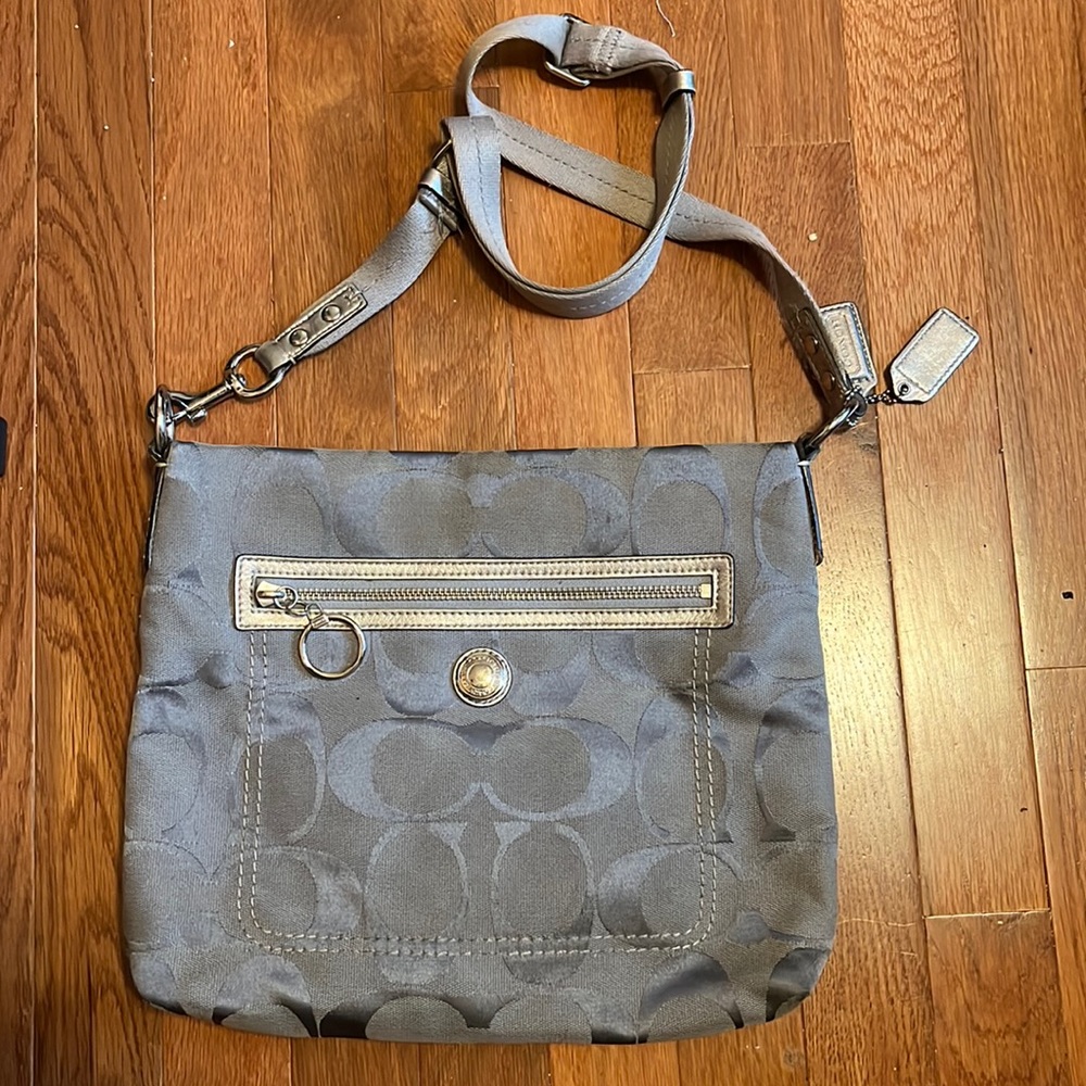 Coach Canvas Crossbody Messenger Bag